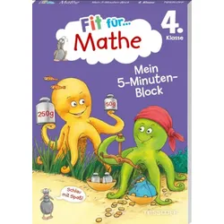 TESSLOFF 378862511 Fit für Mathe 4. Klasse. Mein 5-Minuten-Block