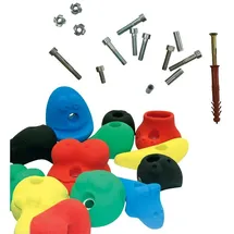 Klettergriff-Set Premium II Klettergriff Edelstahl