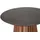 VCM Max Gartentisch Ø 115 x 75 cm Teak/Grau