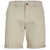 JACK & JONES Bowie Solid Chino Shorts Crockery XL