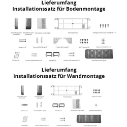 Boden- und Wandkonsole für Haier Smart Cube (Ausführung: Wandmontage)