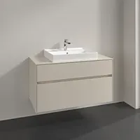 Villeroy & Boch Collaro Waschtischunterschrank C01900VN 100x54,8x50cm, Waschtisch mittig