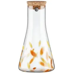 Sonnenglas Lichtkaraffe 750ml M2 (Orangene Sprenkel Edition)