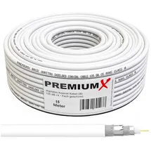 PremiumX BASIC Koaxialkabel 15 m