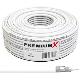 PremiumX BASIC Koaxialkabel 15 m