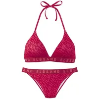 ELBSAND Triangel-Bikini Damen Rot 34 Cup A/B