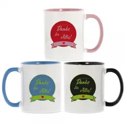 Keramiktasse "Danke für Alles"