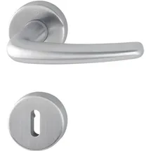 HOPPE Rosettengarnitur Edelstahl F69 grau