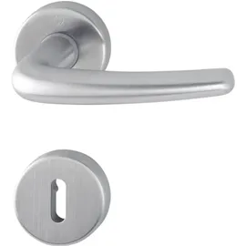 HOPPE Rosettengarnitur Edelstahl F69 grau