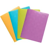 Exacompta 5890E 10x Sichtmappe A5, mittelfestes Recycling-PP, 30 Hüllen, Kollektion Pop'N Co - Farben sortiert