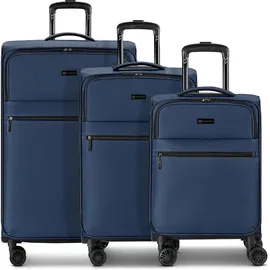 Bugatti Valencia Soft 4-Rollen 3-teilig Cabin 0 cm / 0 l blau