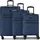 Bugatti Valencia Soft 4-Rollen 3-teilig Cabin 0 cm / 0 l blau