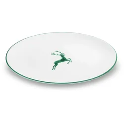 Gmundner Keramik Grüner Hirsch, Platte oval (33x26cm)