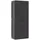 vidaXL Gartenschrank 65 x 37 x 165 cm Schwarz