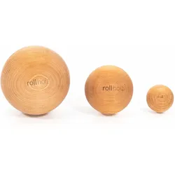 Faszienball Set Erle Faszientraining aus FSC zertifiziertem Holz - ROLLHOLZ EINHEITSGRÖSSE