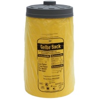 Will-Jeder keine zerrissenen gelben Säcke - Sacktonne mit Deckel - Ständer - Einfüllhilfe für Müllsackständer