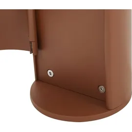 LUCANDE Sockelleuchte Aluminium 48 cm G9 IP44  rost braun