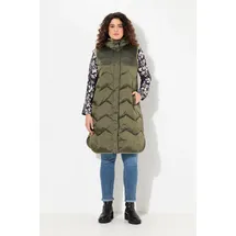 Ulla Popken Steppweste Damen Grün 46-48
