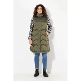 Ulla Popken Steppweste Damen Grün 46-48