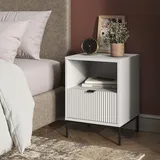 Vicco Nachtschrank Eliza 40 x 55 x 55 cm Weiß