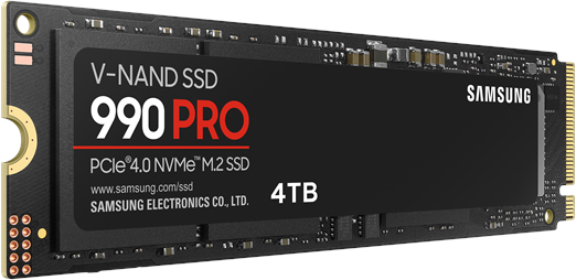 990 Pro SSD - 4TB - Ohne Kühlkörper - M.2 2280 - PCIe 4.0