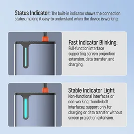 Colorway USB-C Dockingstation 6-in-1, 6-in-1 Usb Hub, 100W PD, 3X USB 3.0, 4K HDMI, RJ45 Ethernet, Grau