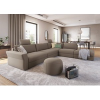 sit&more Ecksofa Cadabra L-Form, Breite 356 cm, mit Sitztiefenverstellung beige