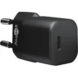 goobay 59715 Ladegerät für Mobilgeräte schwarz