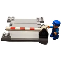 LEGO® DUPLO® Bahnübergang mit Schranke und Wärter NEU! Menge 1x - Bunt