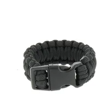 Mil-Tec Paracord Armband schwarz 22 mm Größe S