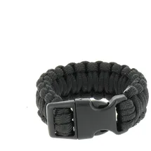 Mil-Tec Paracord Armband schwarz 22 mm Größe S
