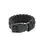 Paracord Armband schwarz 22 mm Größe S