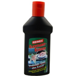 Reinex Glaskeramikreiniger, Pflegend und schonend für alle Glaskeramik-Kochfelder, 250 ml - Flasche