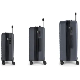 GABOL Journey Koffer-Set 3-tlg. grau/dunkelgrau