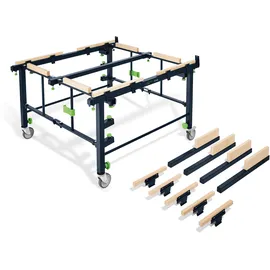 Festool Arbeitstisch Holz/Metall 180 cm schwarz/braun 150 kg