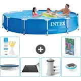Frame Pool Rund - 366x76 Cm - 7-teilig  S154
