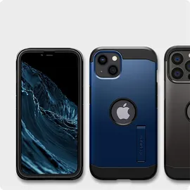 SPIGEN ALM Glass FC black / iPhone 14/13 Pro/13