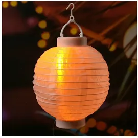 MARELIDA Lampion Kunststoff H: 23,0 cm D: 20 cm 12 LED weiß