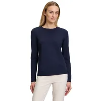 Betty Barclay Damen Basic-Strickpullover mit Rundhalsausschnitt dunkelblau,44 - 44