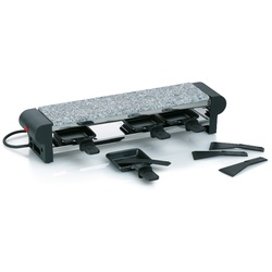 Raclette/Stein Livigno Granit schwarz 4Personen 50,0x10,5x10,0cm