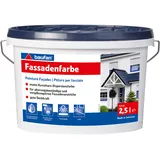 Baufan Fassadenfarbe weiß matt 2,5 l