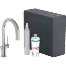 Hansgrohe Aqittura M91 Einhebelmischer Weiß