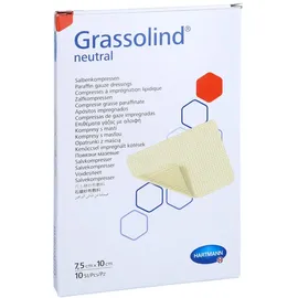 ToRa Pharma GmbH GRASSOLIND Salbenkompressen steril 7.5X10CM 10 st