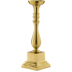 LE COQ PORCELAINE Stylos 1-flammiger goldfarbene Kandelaber h cm 48,5