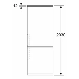 Bosch Serie 4 KGN49VICT Kühl-Gefrierkombination (440 l, 2030 mm hoch, Inox-antifingerprint)