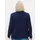 sheego Kurzblazer SHEEGO "Blazer", Damen, Gr. 52, blau (tiefblau), 100% Polyester, Blazer Kurzblazer