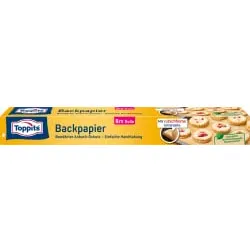 Toppits ® 3-D Antihaft Backpapier 8 m 4008871200365 , 1 Packung = 1 Rolle