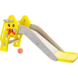 Aga4Kids Rutsche mit Griff 115 cm DS3704 - Gelb/Grau