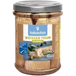 followfish Weißer Thunfisch in Bio-Olivenöl