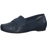 Marco Tozzi Damen Mokassins aus Leder Elegant, Blau (Navy), 38 EU